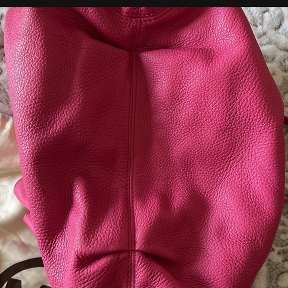 MICHAEL Kors Pink Leather Chain Excess Shoulder Bag - Picture 6 of 7